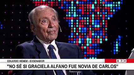 Eduardo Menem estuvo en el programa de Luis Novaresio