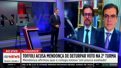 Toffoli acusa ministro Mendonça de deturpar voto na Segunda Turma do STF