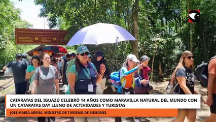 Cataratas del Iguazú celebró 14 años como Maravilla Natural del Mundo