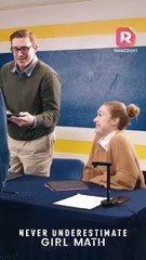 We finally found that math genius! It's not 'he', it's 'she'! | Never Underestimate Girl Math