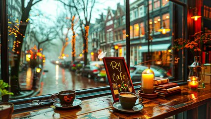 Relaxing Morning Jazz Music for Positive Moods ☕ Chill Atmosphere in a Cozy Coffee Shop in Spring