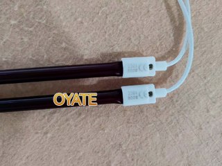 650mm 220v 600w Ruby Infrared Quartz Heat Lamp for Pet Blowing Machines