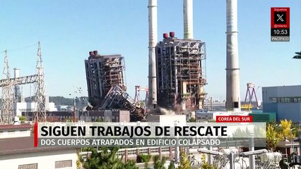 Continúan los rescates tras el colapso de un edificio en Corea del Sur