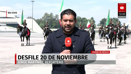 Inician ensayos del desfile del 20 de noviembre en el Colegio Militar de Tlalpan