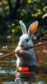This Bunny is on a Mission! 💪 #shorts #cuteanimals #rabbitlove #whiterabbit #inspirational #pet
