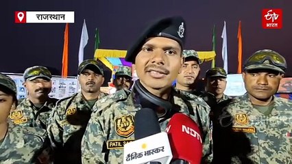 BSF की डायमंड जुबली बाइक रैली श्रीगंगानगर पहुंची, बच्चों को हथियारों की दी जानकारी, भुज में होगा समापन
