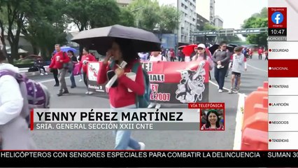 Integrantes de la CENTE realizarán paro de labores para exigir cambios en la reforma educativa