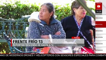 Alertan por frente frío 13; autoridades implementan protocolos de protección