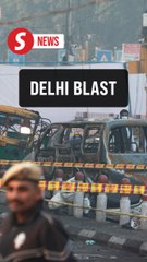 Police set up roadblocks after deadly car explosion in New Delhi