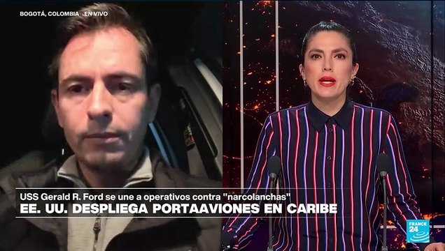 Andrés Macías: Envío de portaaviones USS Gerald R. Ford es un mensaje de presión para Venezuela