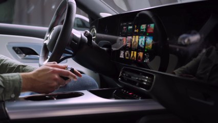 2025 Mercedes-Benz GLC 4th generation MBUX - Boosteroid Cloud-Gaming on Driver's Seat