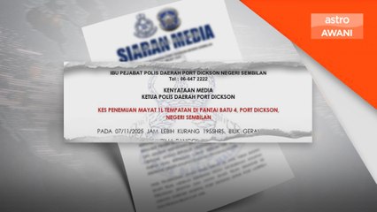 Polis cari waris lelaki tanpa identiti ditemui mati di pantai Port Dickson