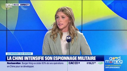 Annalisa Cappellini : La Chine intensifie son espionnage militaire - 12/11