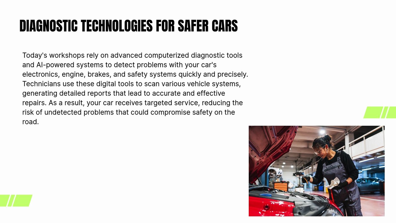 Inside a Modern Car Workshop Dubai Technologies That Make Your Car Safer