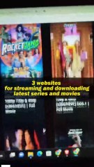 3 Websites for latest series and movies streaming