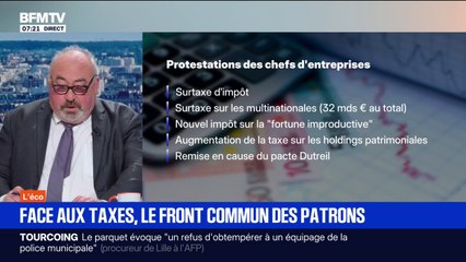 Budget 2026: les organisations patronales font front commun face aux hausses d'impôts envisagées