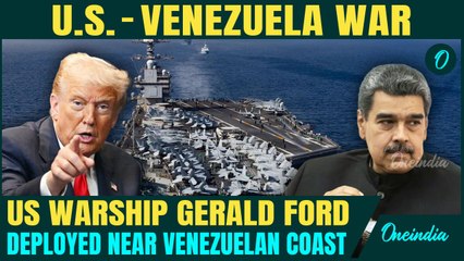 U.S-Venezuela War BREAKING: Trump DEPLOYS Warship USS Gerald Ford Near Venezuela | Maduro SHOCKED