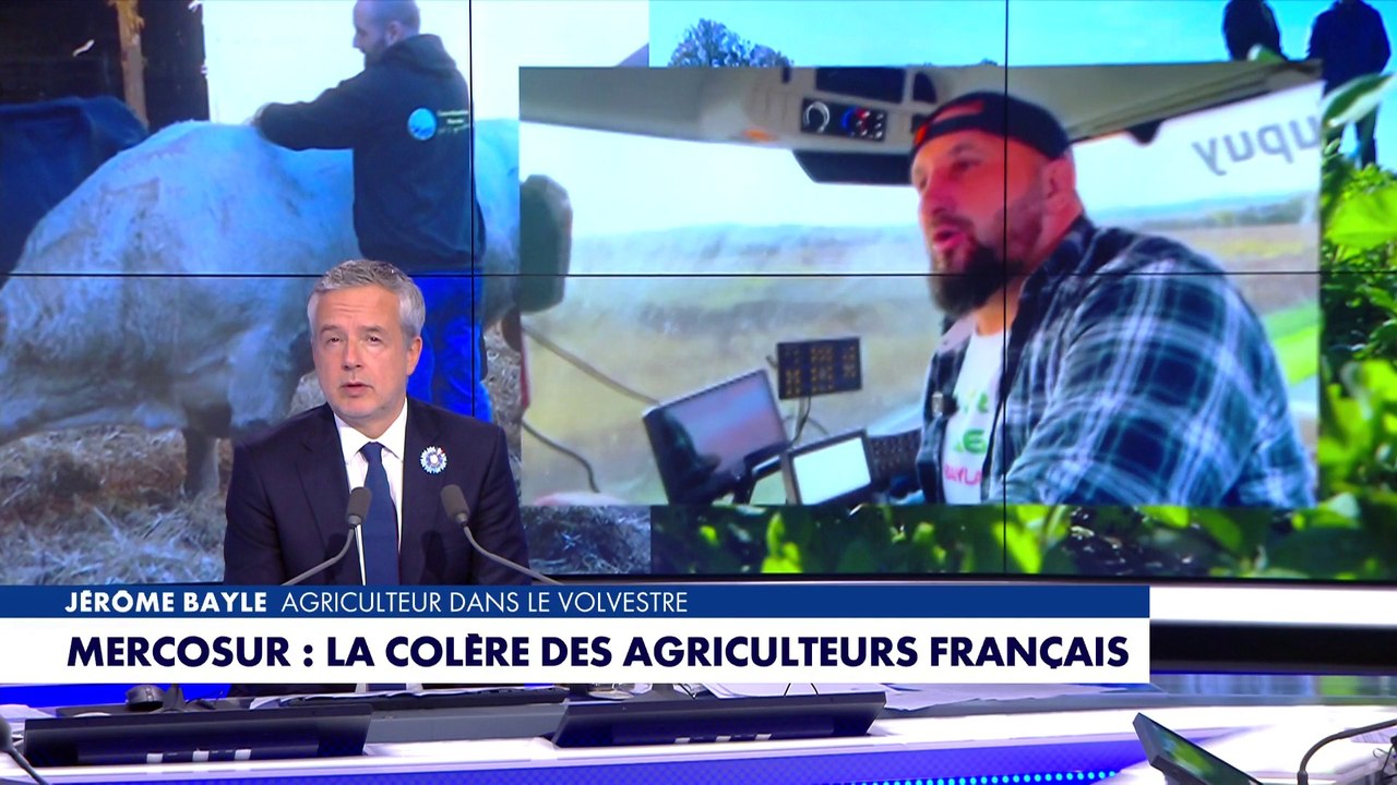 Un agriculteur fait part de la colère du monde agricole face à un potentiel accord avec le Mercosur