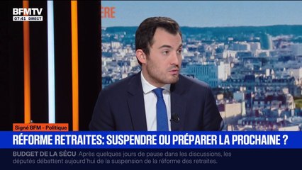 Signé BFM - La suspension de la réforme des retraites votée ce mercredi à l'Assemblée nationale