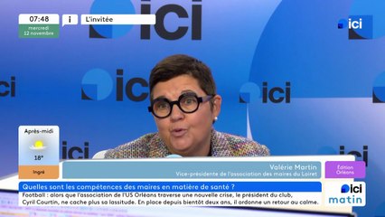L'invité d'ici Matin, ici Orléans : Valérie Martin