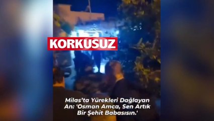 Şehit haberi baba ocağına böyle verildi! Sözleri yürekleri yaktı
