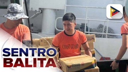 PCG, nakapaghatid ng 10-K family food packs sa Catanduanes sa pamamagitan ng BRP Teresa Magbanua
