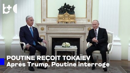 Poutine reçoit le président kazakh Tokaïev au Kremlin
