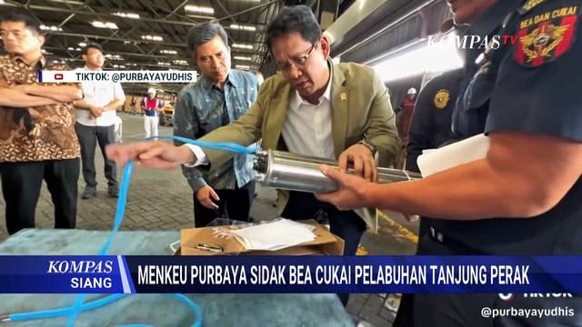 Detik-Detik Menkeu Purbaya Turun Langsung Sidak Bea Cukai Pelabuhan Tanjung Perak