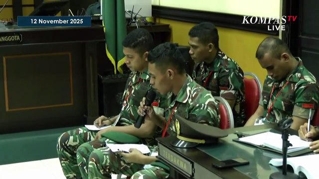 Terdakwa Sangkal hingga Pertanyakan Kesaksian Komandan Kompi di Sidang Kasus Kematian Prada Lucky