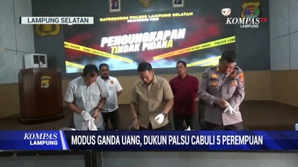 Modus Ganda Uang, Dukun Palsu Cabuli 5 Perempuan