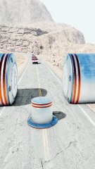 Realistic BeamNG Drive car crash physics. Watch in