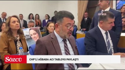 CHP'li Ağbaba acı tabloyu paylaştı