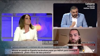 María Jamardo estalla como nunca ante el testimonio de un falso MENA para quedarse a vivir en España