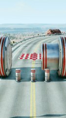 Realistic BeamNG Drive car crash physics. Watch in