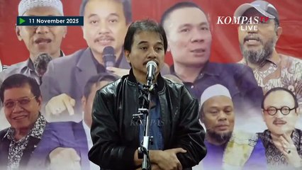 Jadi Tersangka! Roy Suryo Pesan ke Presiden: Jangan Mau Sejarah Rezim Prabowo Dikotori Rezim Jokowi