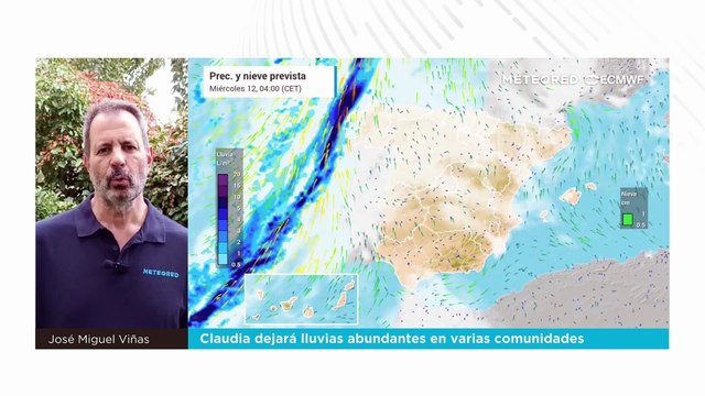 Claudia dejará lluvias abundantes en varias comunidades