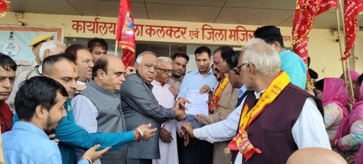 सिंधी समाज में आक्रोश, रैली निकाल कर किया विरोध प्रदर्शन