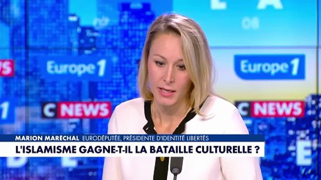 Jeunes filles voilées à l'Assemblée nationale : «C'est un des symptômes de l'islamisation avancée de notre société», estime Marion Maréchal
