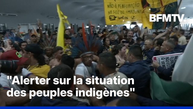 COP30: des manifestants indigènes forcent l'entrée du sommet pour le climat