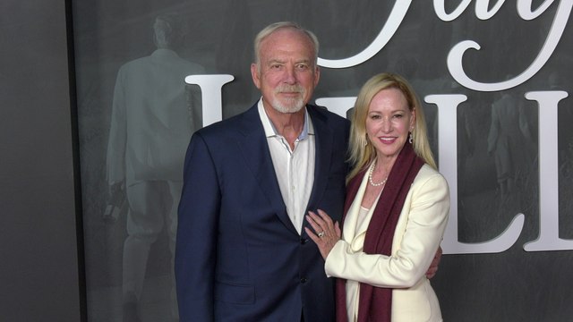James Keach and Nancy Lynn Keach attend the red carpet premiere of Netflix's Jay Kelly in Los Angeles