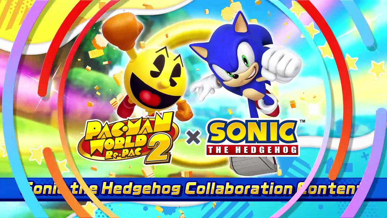 Pac-Man World 2 Re-Pac - Sonic the Hedgehog Collaboration Content Launch Trailer ｜ PS5 & PS4 Games