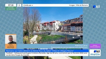 12/11/2025 - ici matin par ici Drôme Ardèche en vidéo