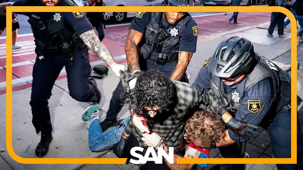 Turning Point USA event met with protests, arrests at UC Berkeley