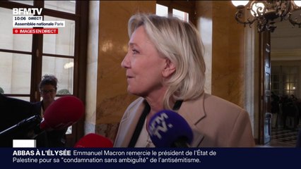 Réforme des retraites: "Nous voterons la suspension", réaffirme Marine Le Pen