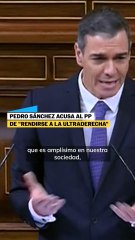Pedro Sánchez acusa al PP de "rendirse a la ultraderecha"