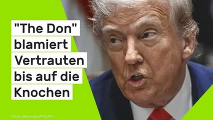 Donald Trump: "The Don" blamiert Vertrauten im Weißen Haus bis auf die Knochen