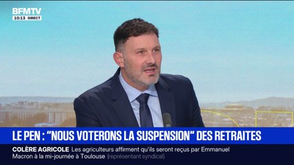 Suspension de la réforme des retraites: "Économiquement, ça sera intenable", estime Xavier Iacovelli, vice-président du Sénat
