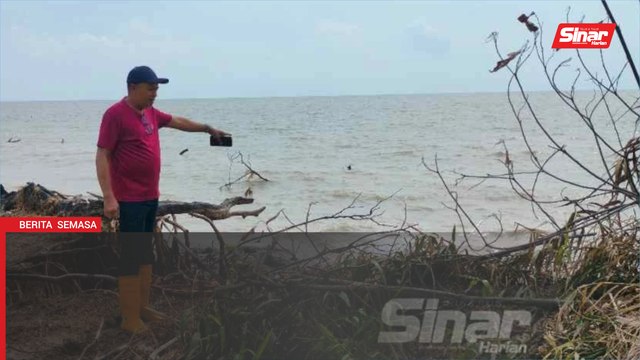 Hakisan pantai makin teruk, risau tanah didiami lebih 40 tahun 'lenyap'