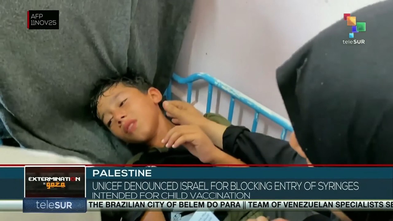 Palestine: UNICEF denounced Israel for blocking entry of syringes intended for child vaccination