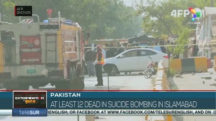 Pakistan: At least 12 dead in suicide bombing in Islamabad